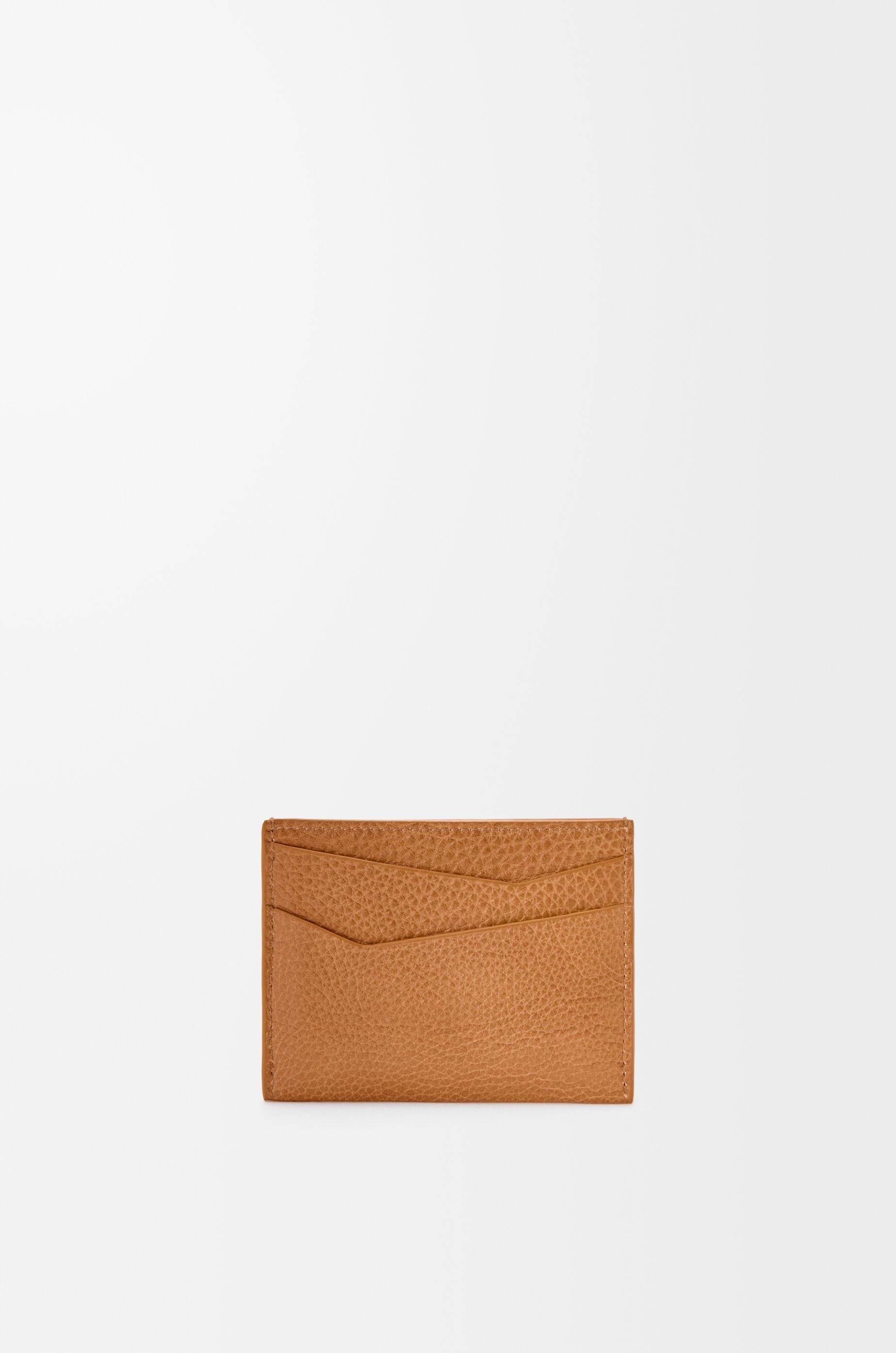 Puzzle plain cardholder in supple grained calfskin - 2