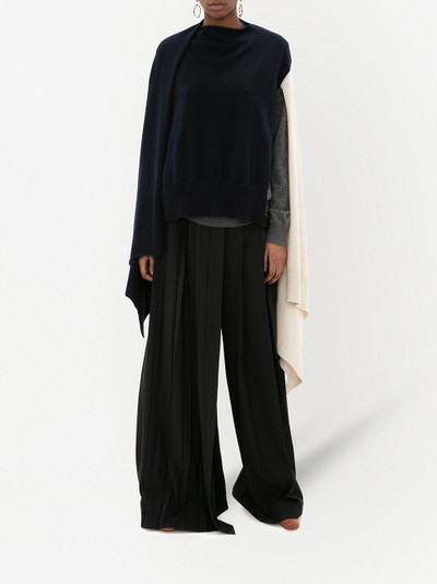 JW Anderson asymmetric cape jumper outlook