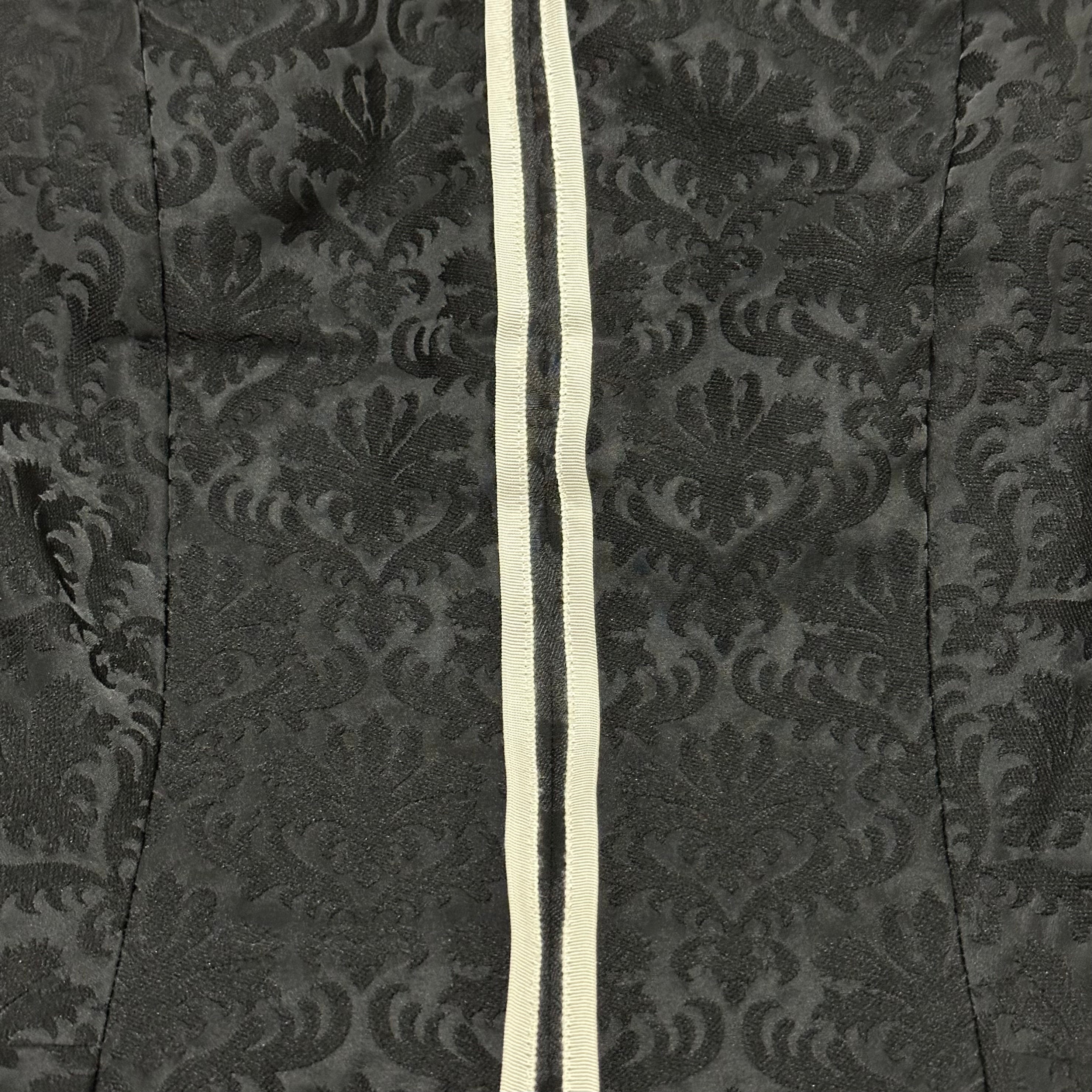 UNDERCOVER Spring Summer 1998 "Drape" Jacquard Long Vest Coat - 4