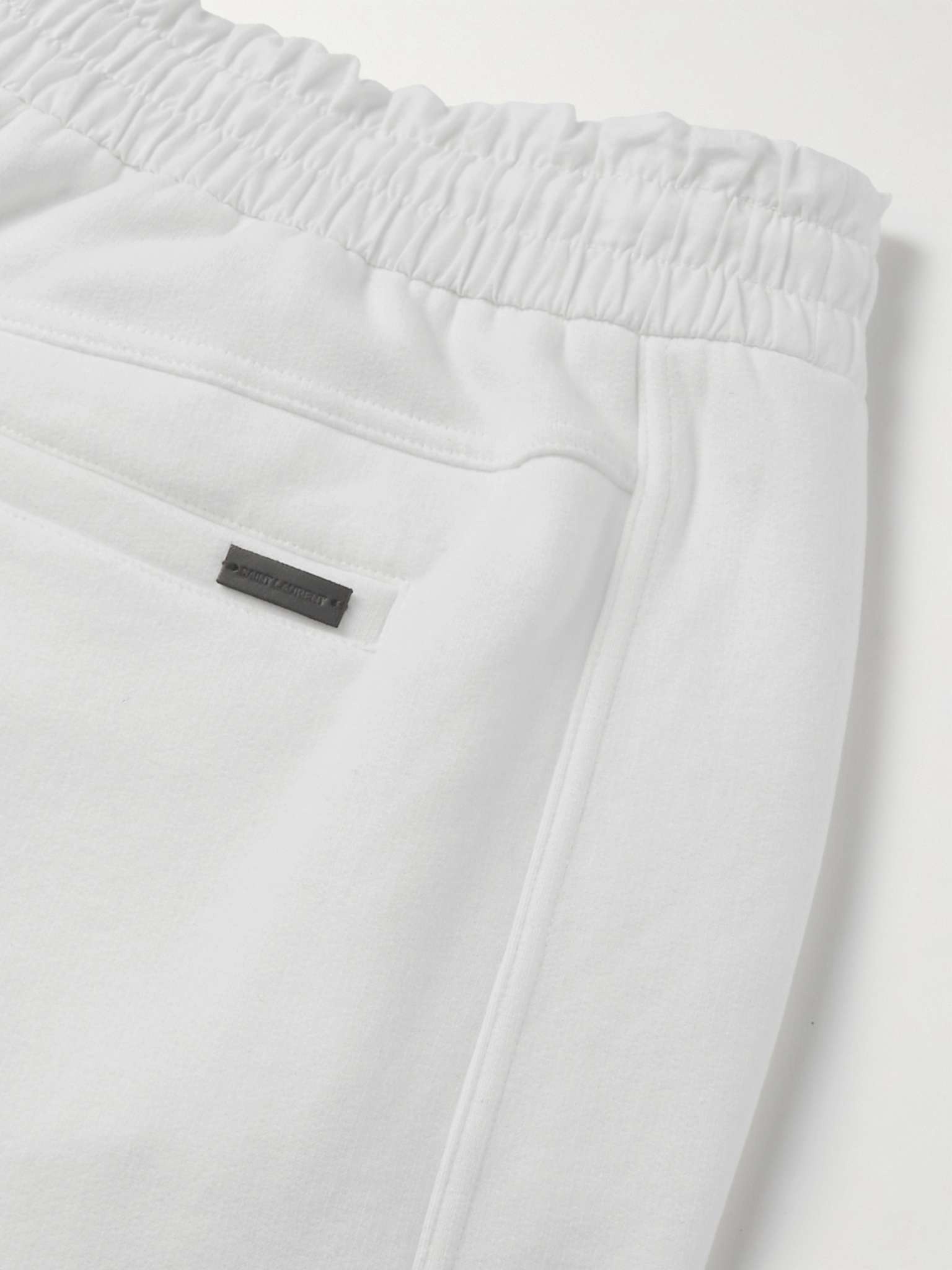 Wide-Leg Cotton-Jersey Sweatpants - 8