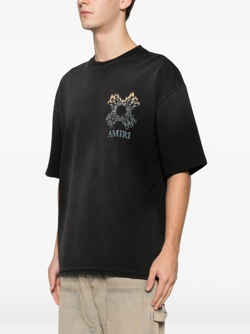 AMIRI Amiri Ma Quad Flames T-shirt outlook