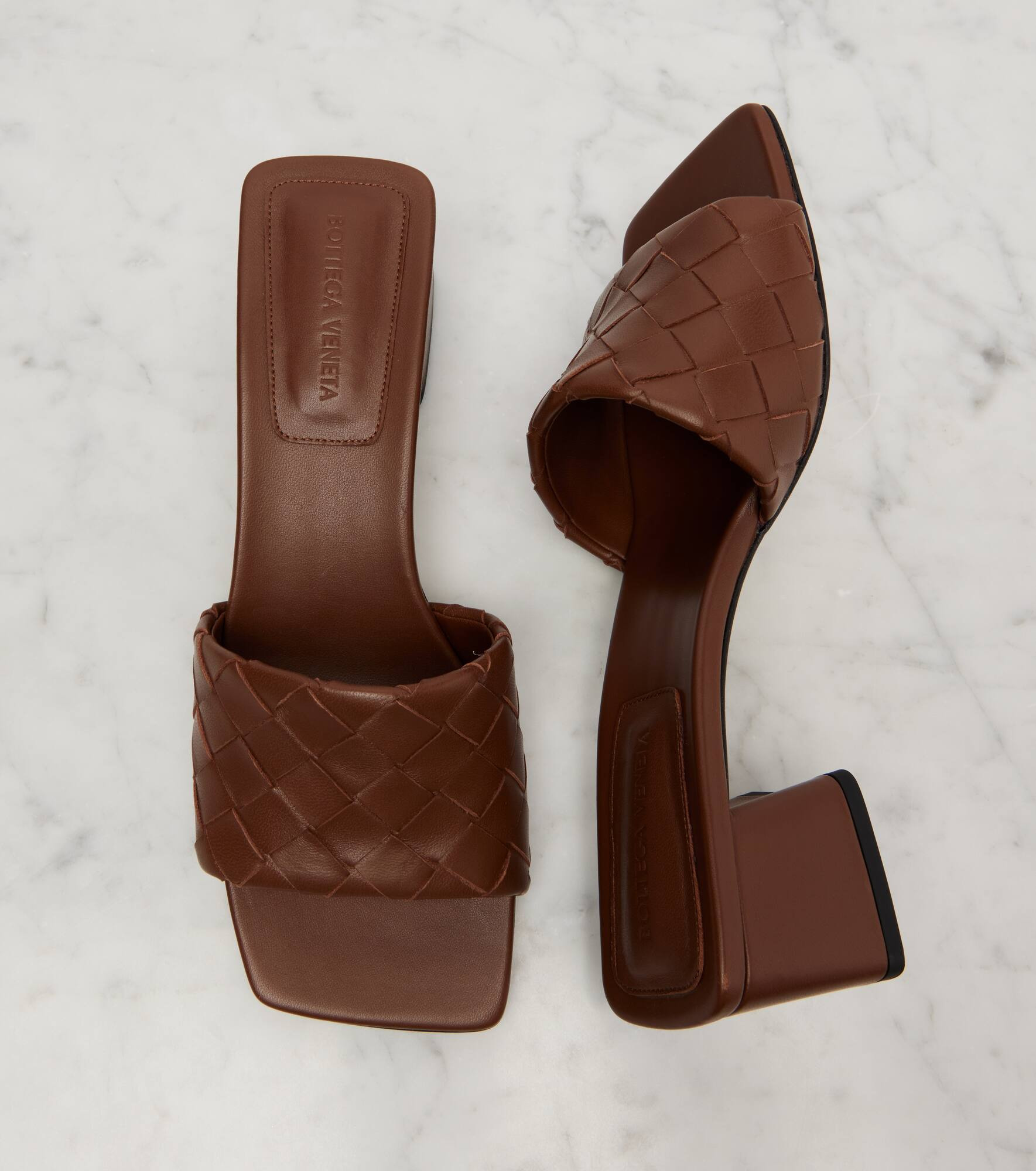 Parco 45 Intrecciato leather mules - 5