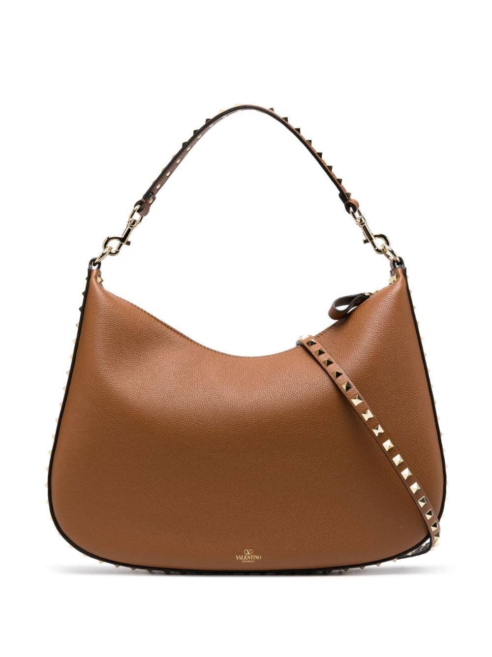 Rockstud leather shoulder bag - 1