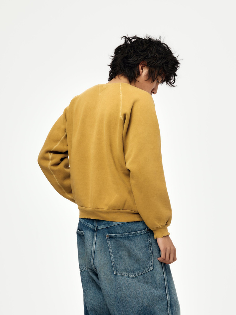 A.PRESSE VINTAGE DOUBLE V SWEATSHIRT (GOLD) (SIS) outlook