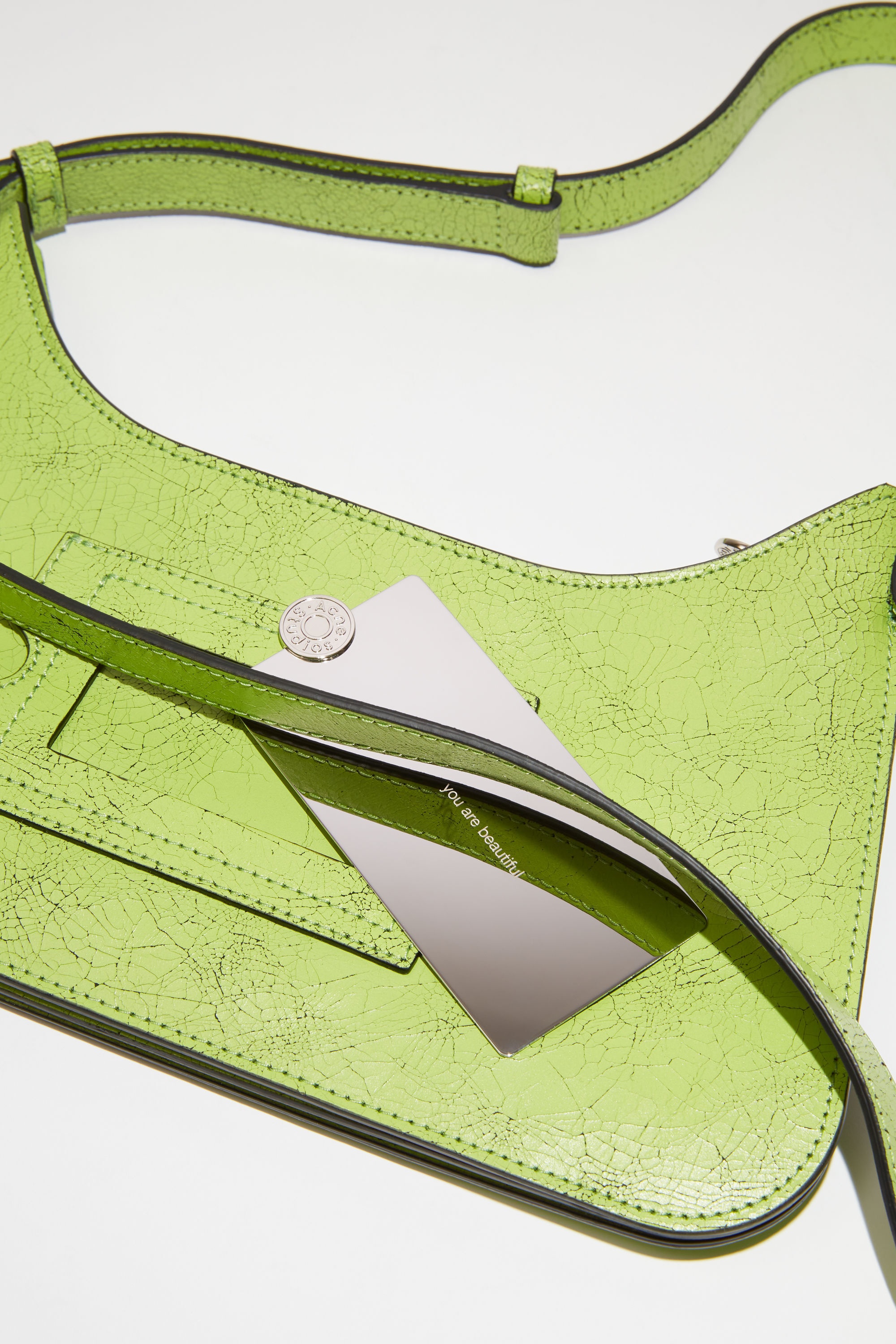 Platt mini shoulder bag - Lime green - 8