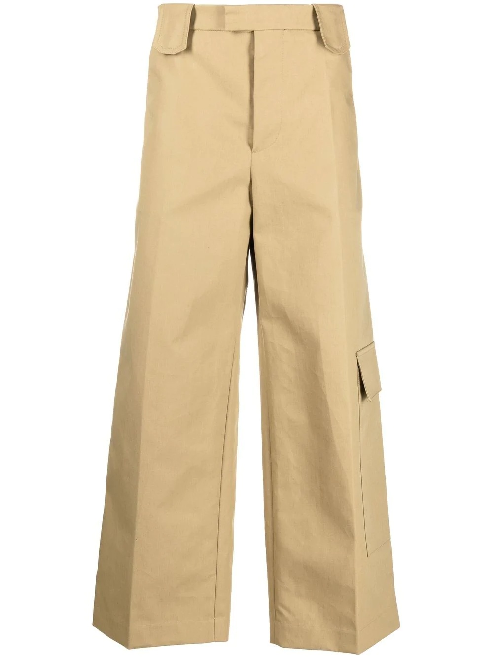 straight-leg utility trousers - 1