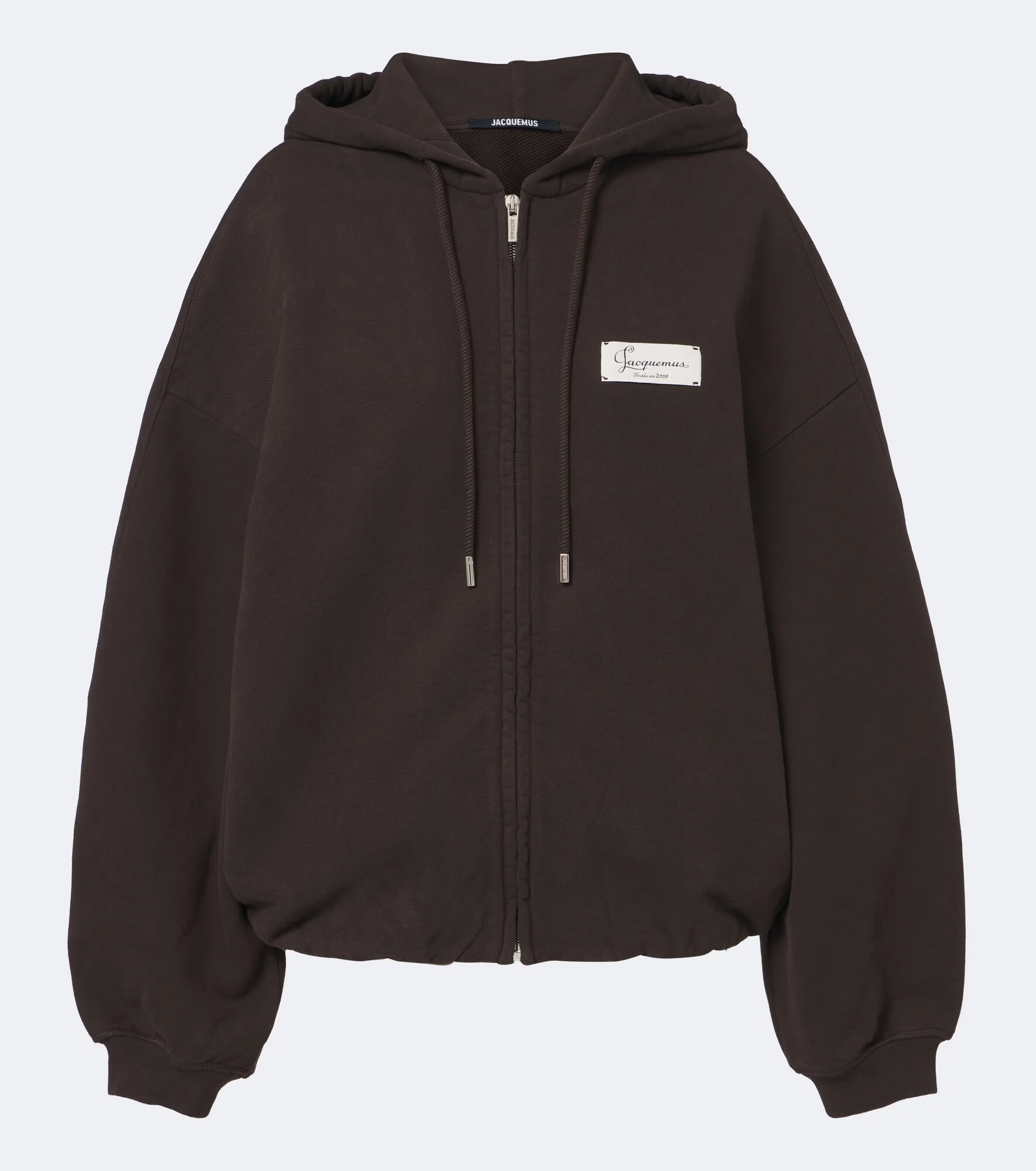 Corso cotton fleece zip-up hoodie - 1