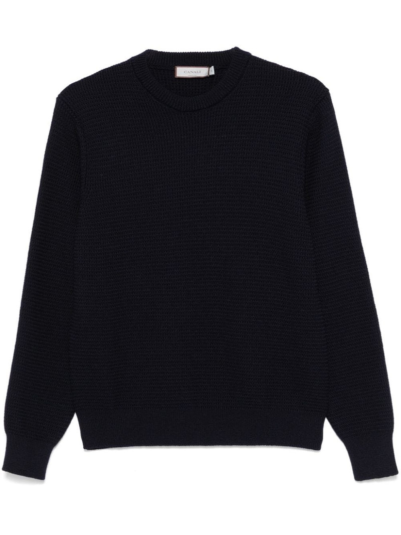 waffle-knit sweater 1