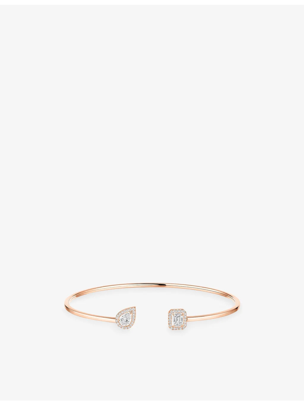 My Twin 18ct Gold And 0.35ct Diamond Flexi Bangle - 1