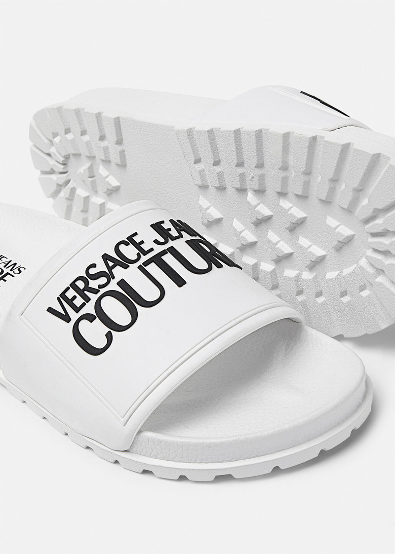 VERSACE JEANS COUTURE Logo Rubber Slides outlook