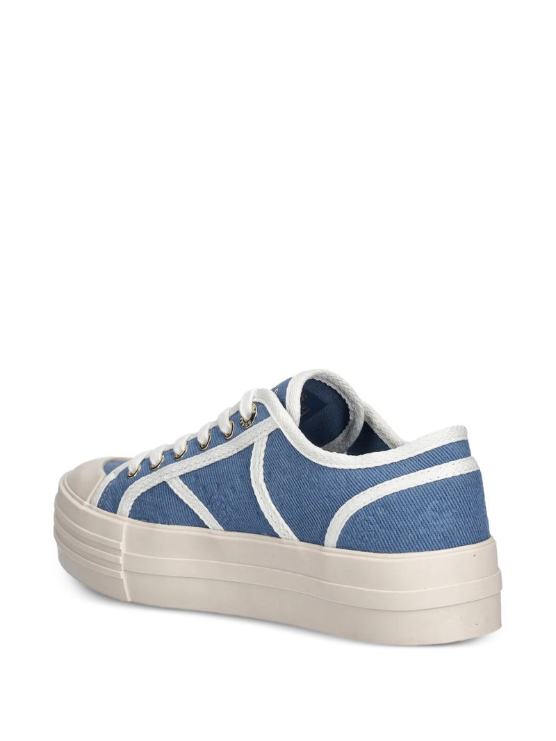 Issah piped-trim sneakers 3
