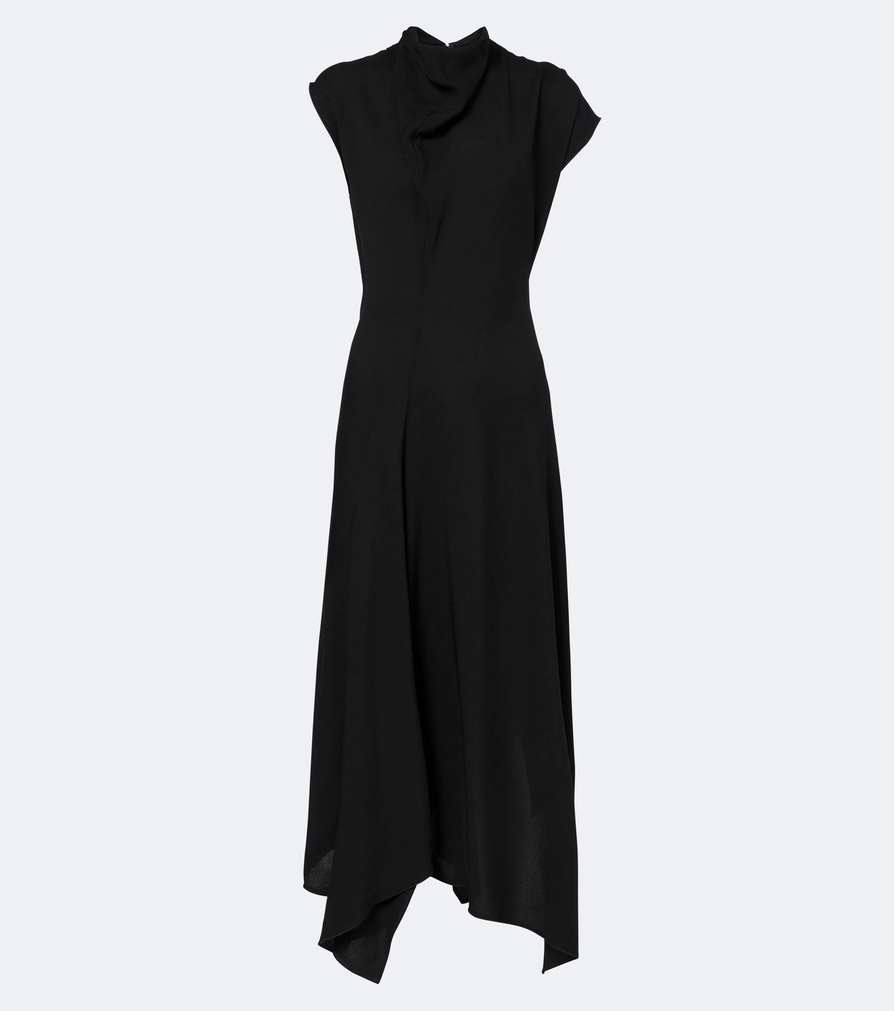 Draped midi dress - 1