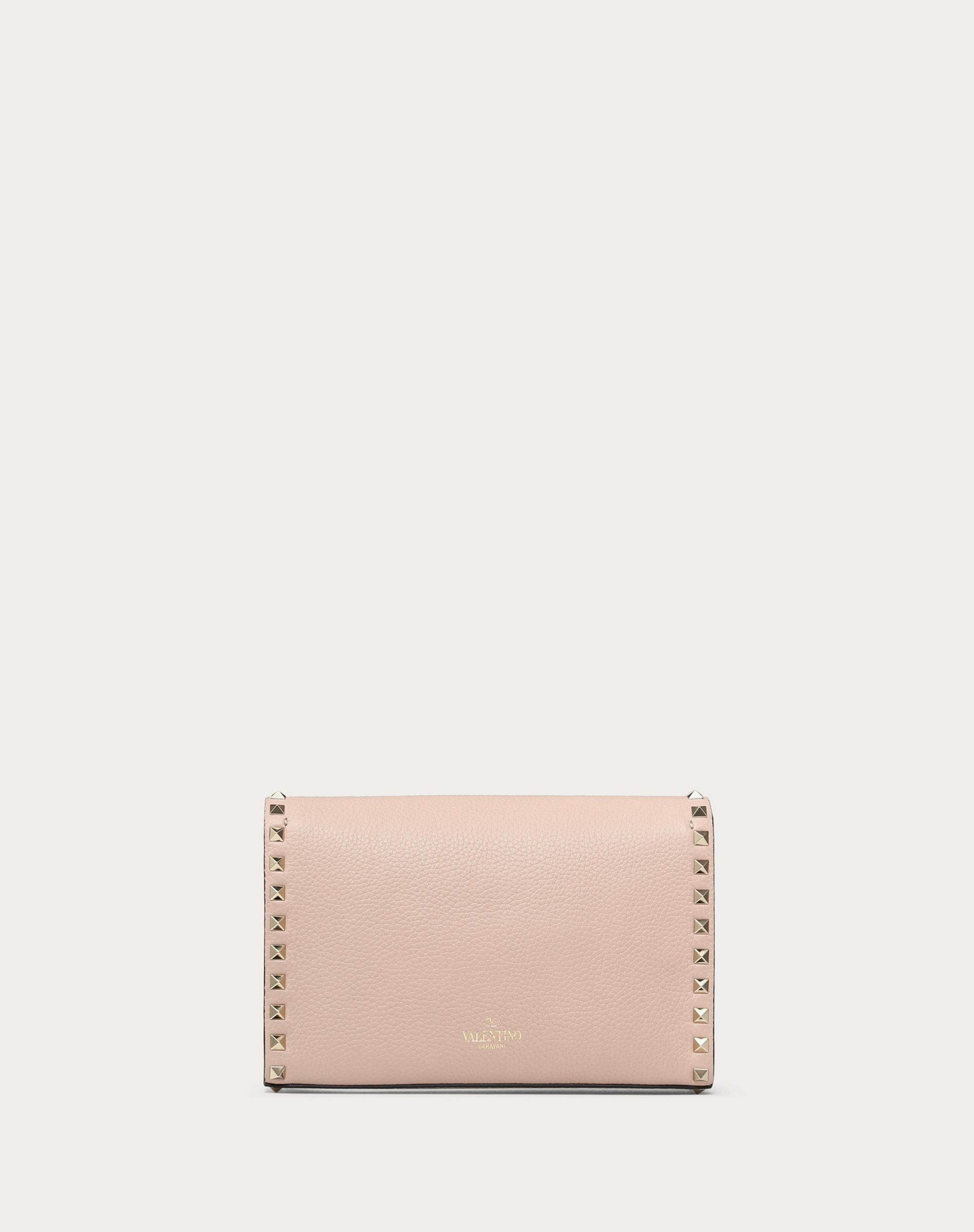 Small Rockstud Grainy Calfskin Crossbody Bag - 3