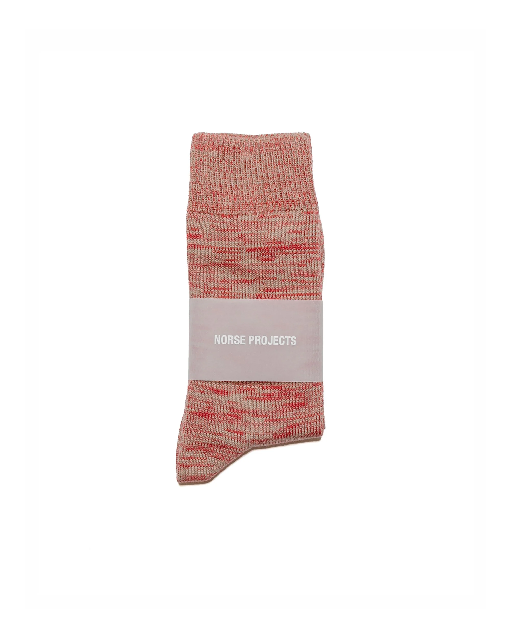 Bjarki Cotton Twist Sock Red Clay - 1