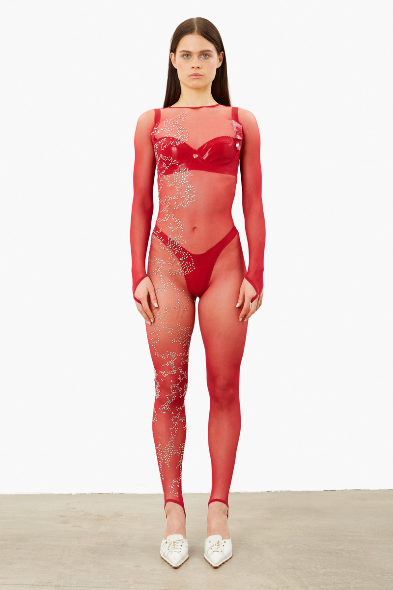 POSTER GIRL TOXIC JUMPSUIT CHERRY outlook