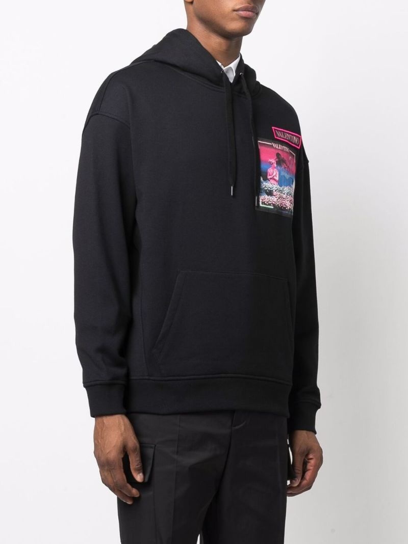 Water Sky patch hoodie - 3