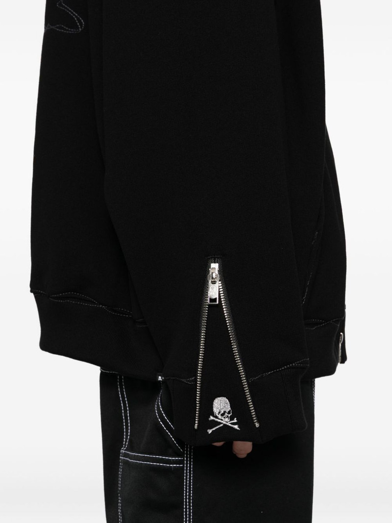 logo-embroidered hoodie 5