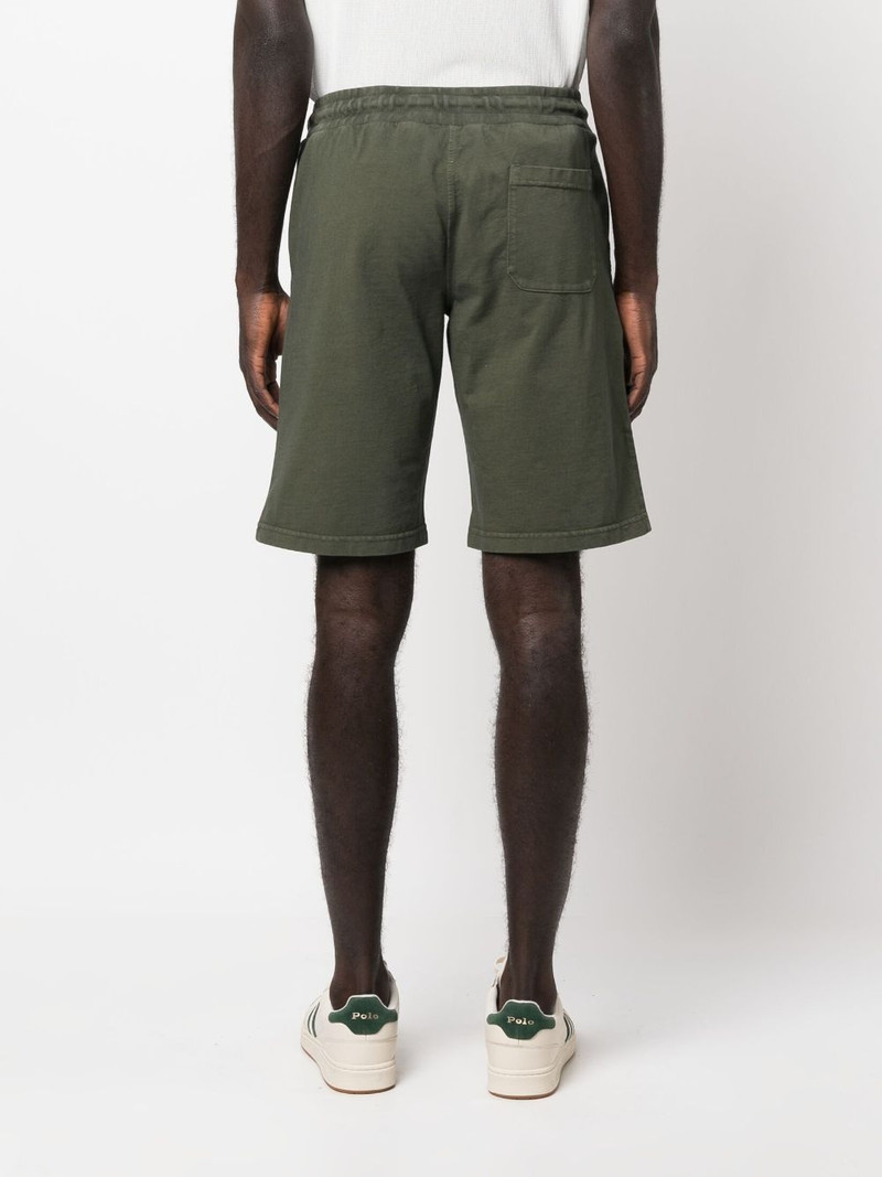 logo-patch drawstring-waistband shorts 4