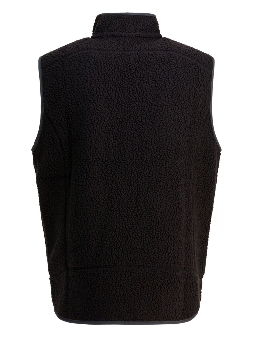 zip-front fleece gilet - 2