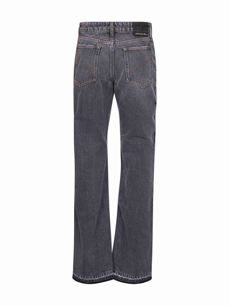 Stella McCartney two-tone double-waistband jeans outlook