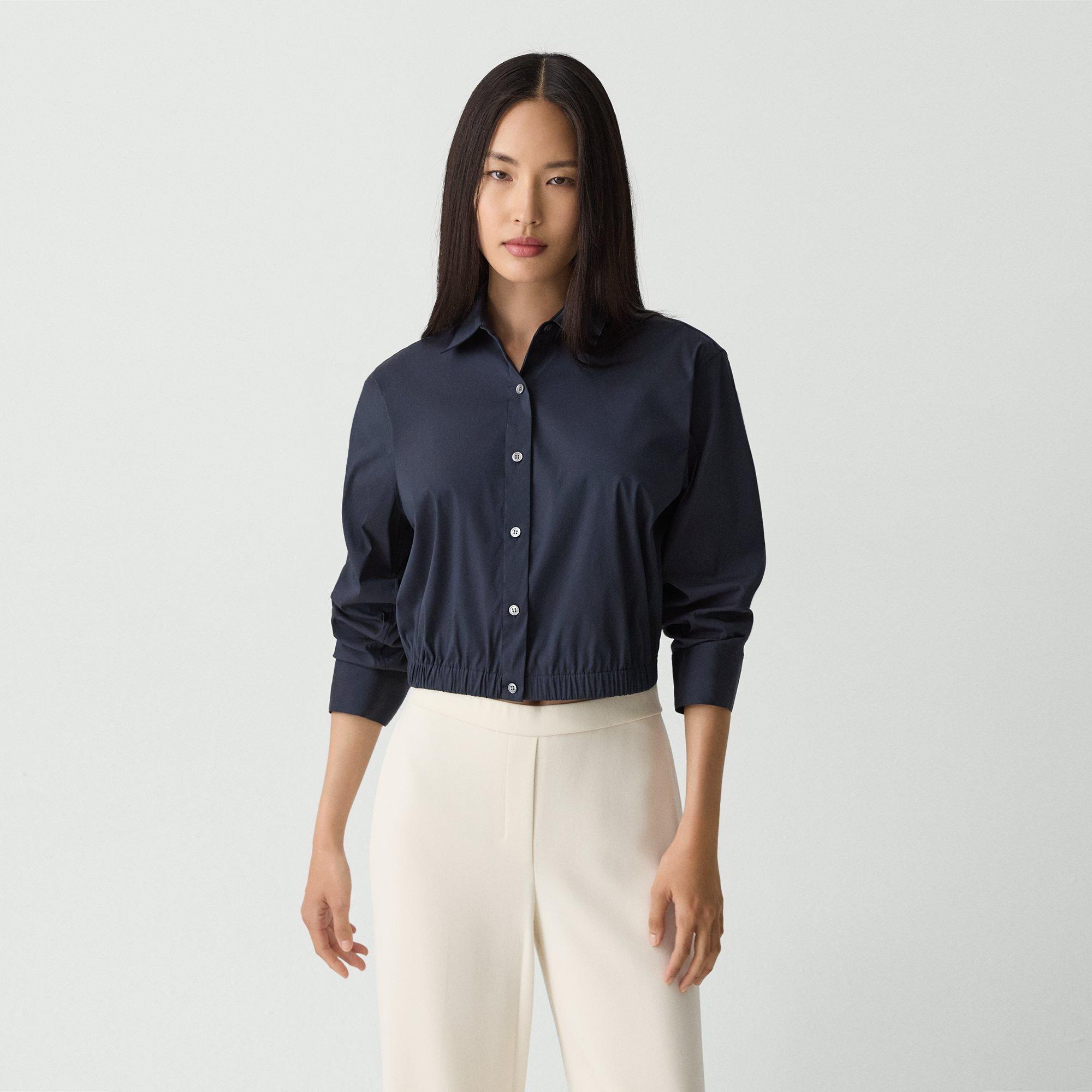 Cropped Shirt in Good Cotton - 3