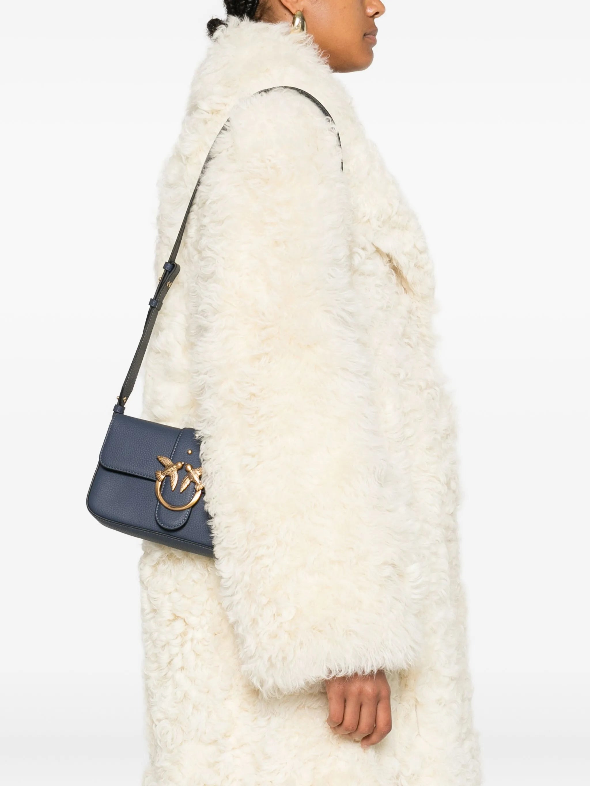 Pinko Love Birds Buckle-embellished Satchel - 2