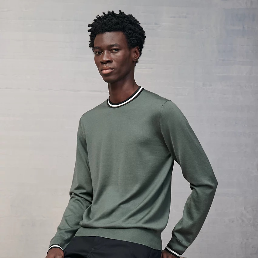 "Rayures & twist" crewneck sweater - 3