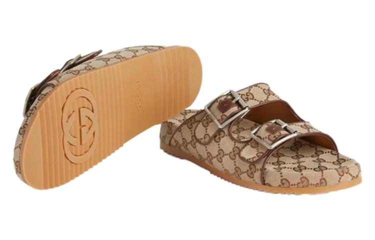 Gucci Double g Alphabet Straps Fashion Sandals 658020-2HK60-9791 - 6