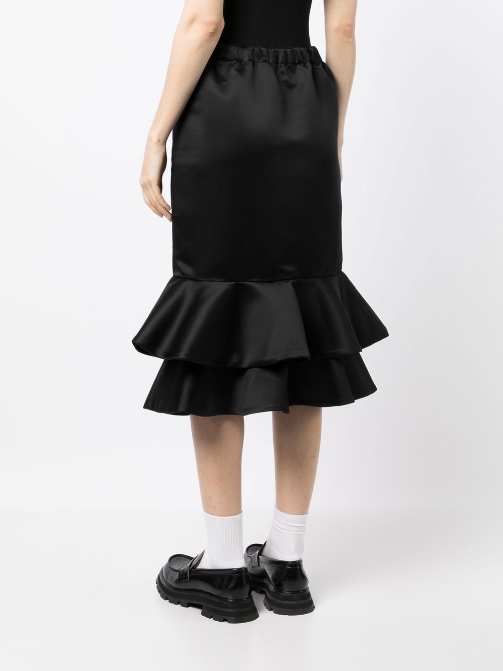 ruffled midi skirt - 4