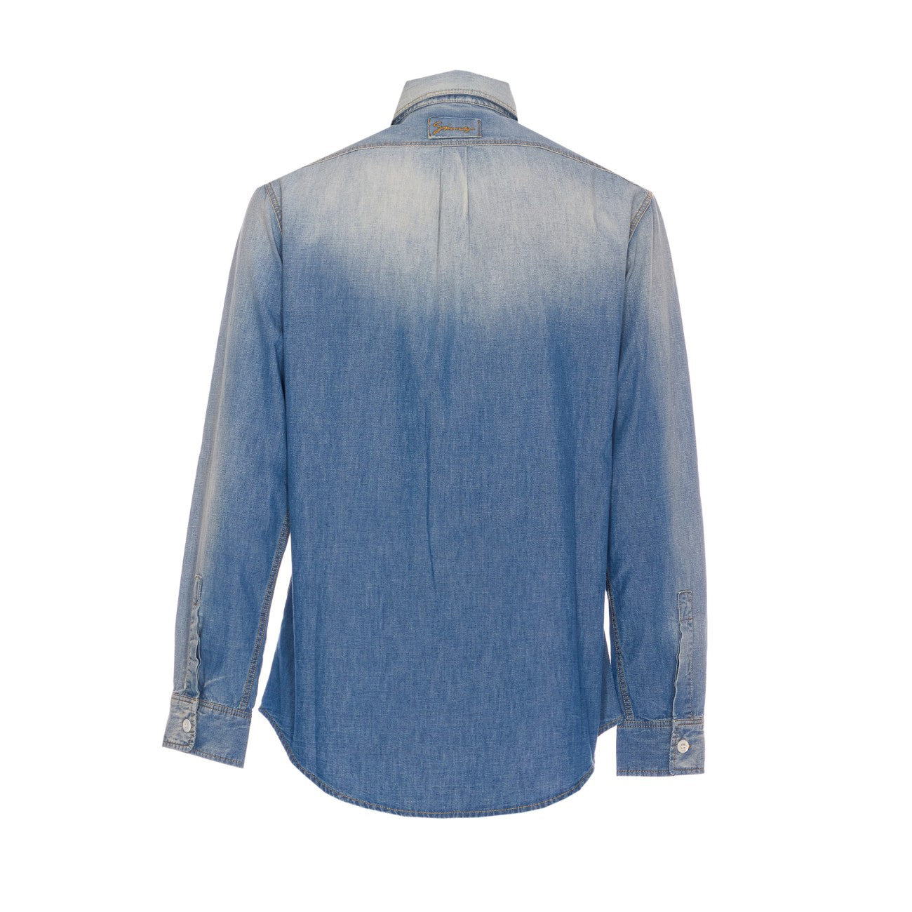 Givenchy Men Patchwork Denim Shirt - 2