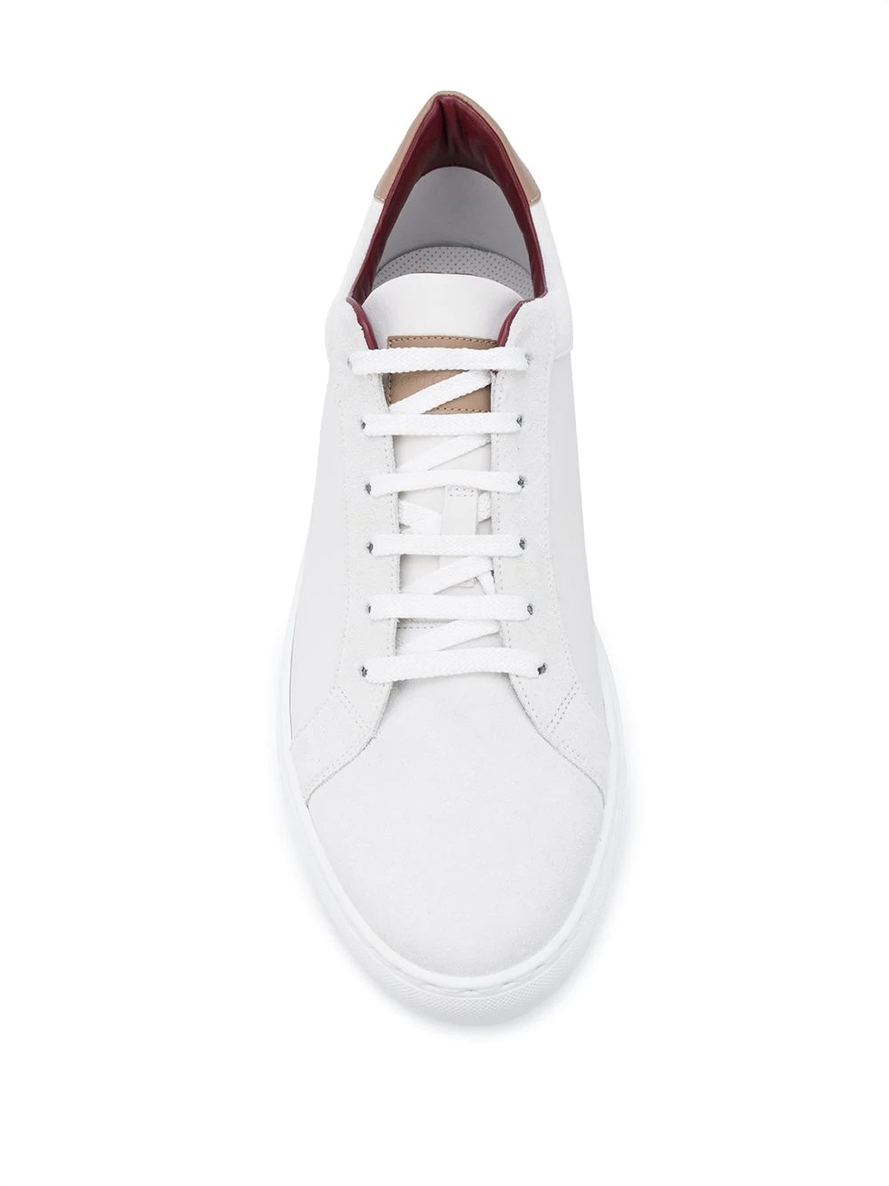 panelled low-top sneakers - 4