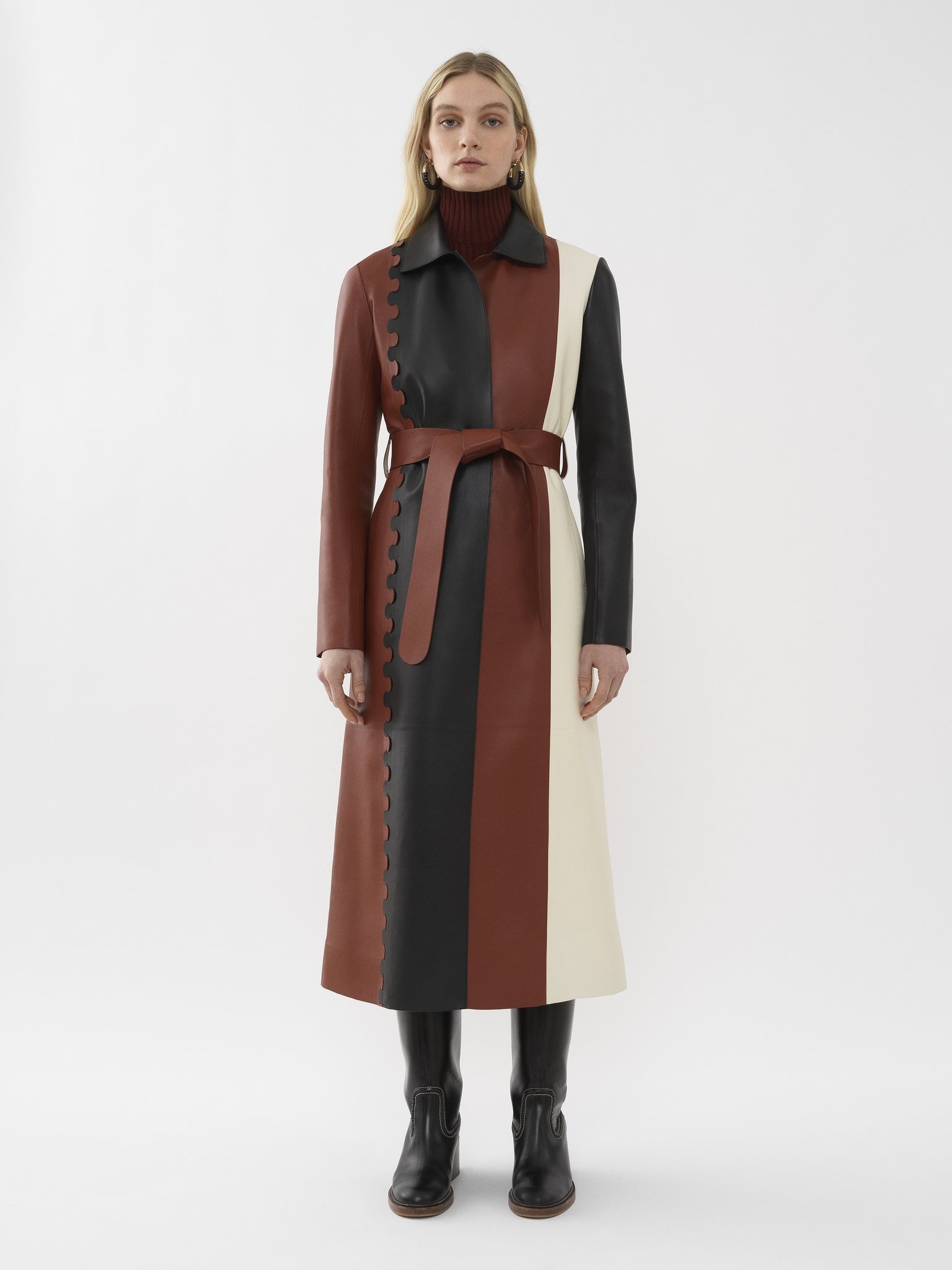LONG TRENCH COAT - 2