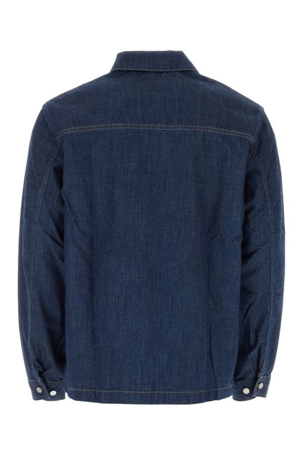 Dark blue denim shirt - 2