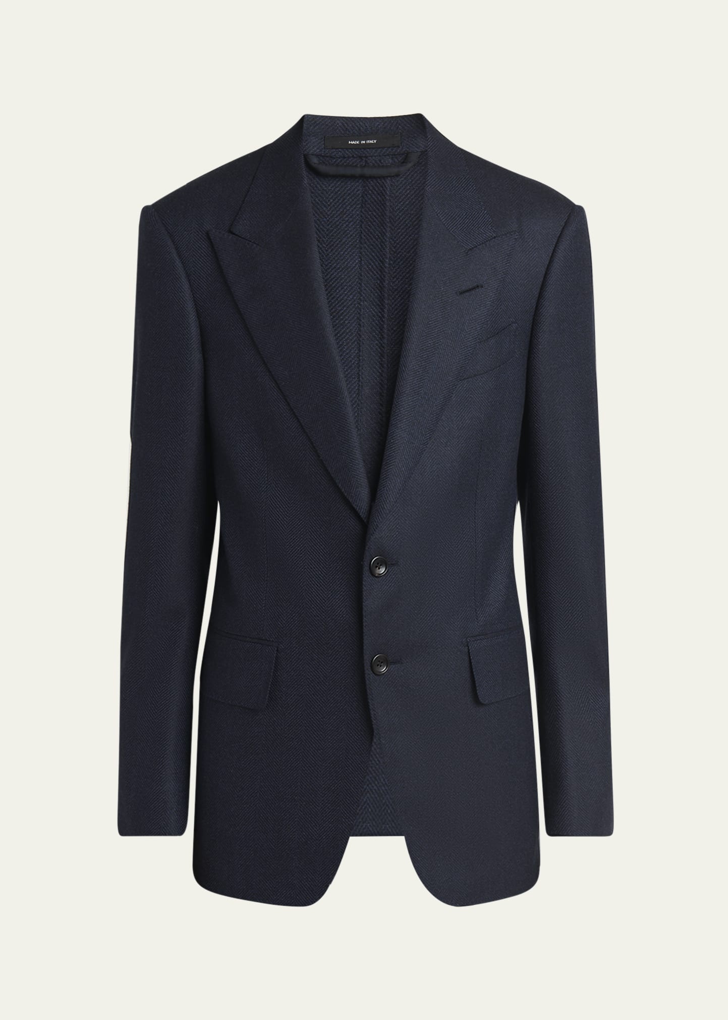 Men's Shelton Wool Herringbone Sport Coat - 1