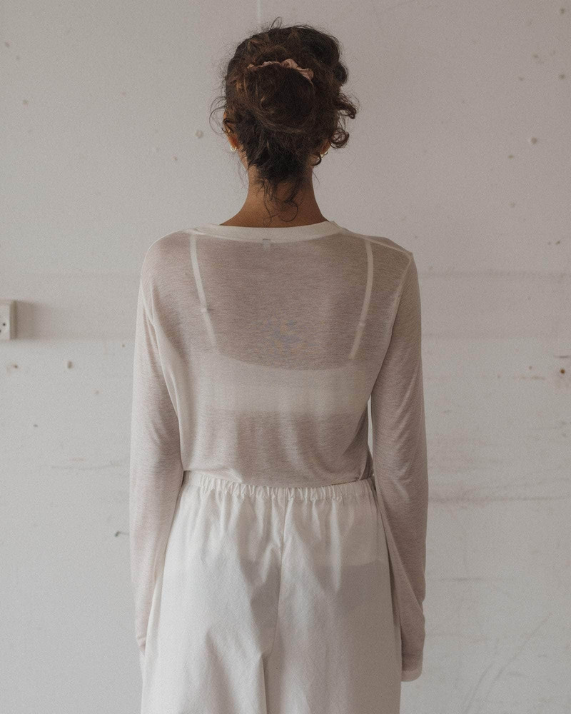 BASERANGE Long Sleeve Tee - Bamboo Lyocell outlook