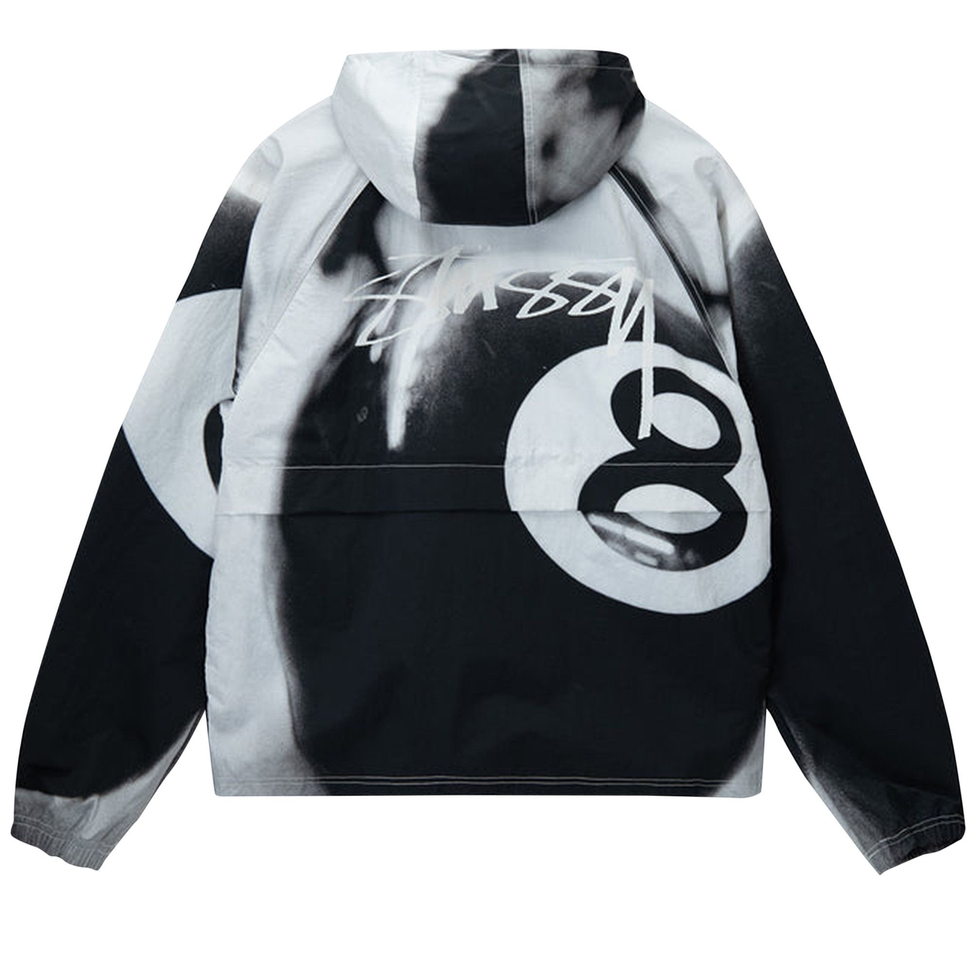 Stussy 8 Ball Beach Shell 'Grayscale' - 2