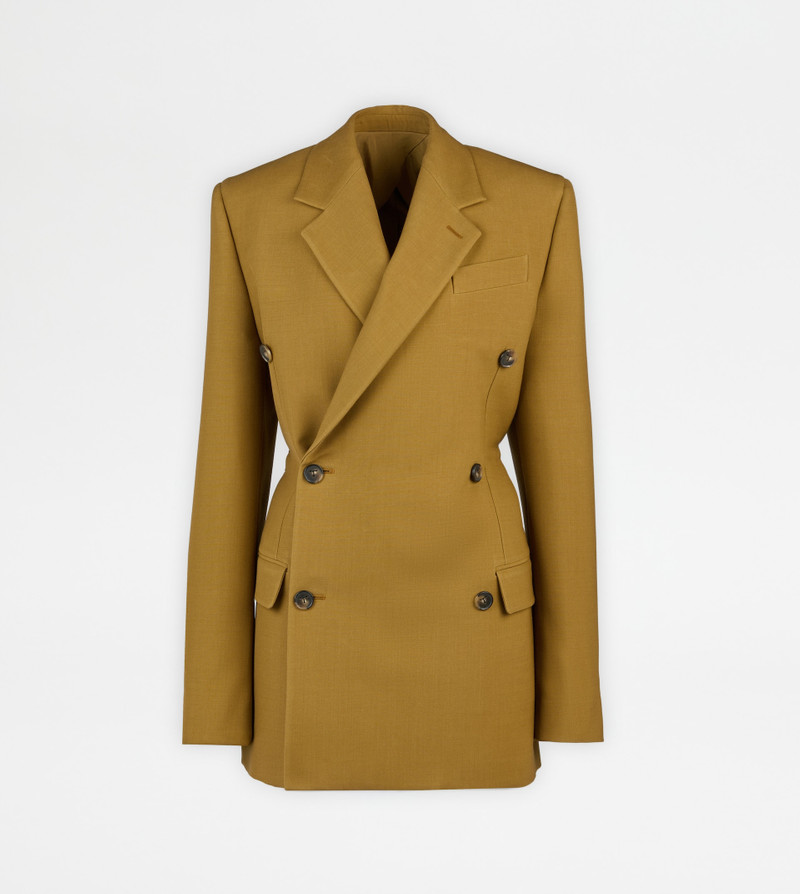JACKET IN WOOL - GREEN 1