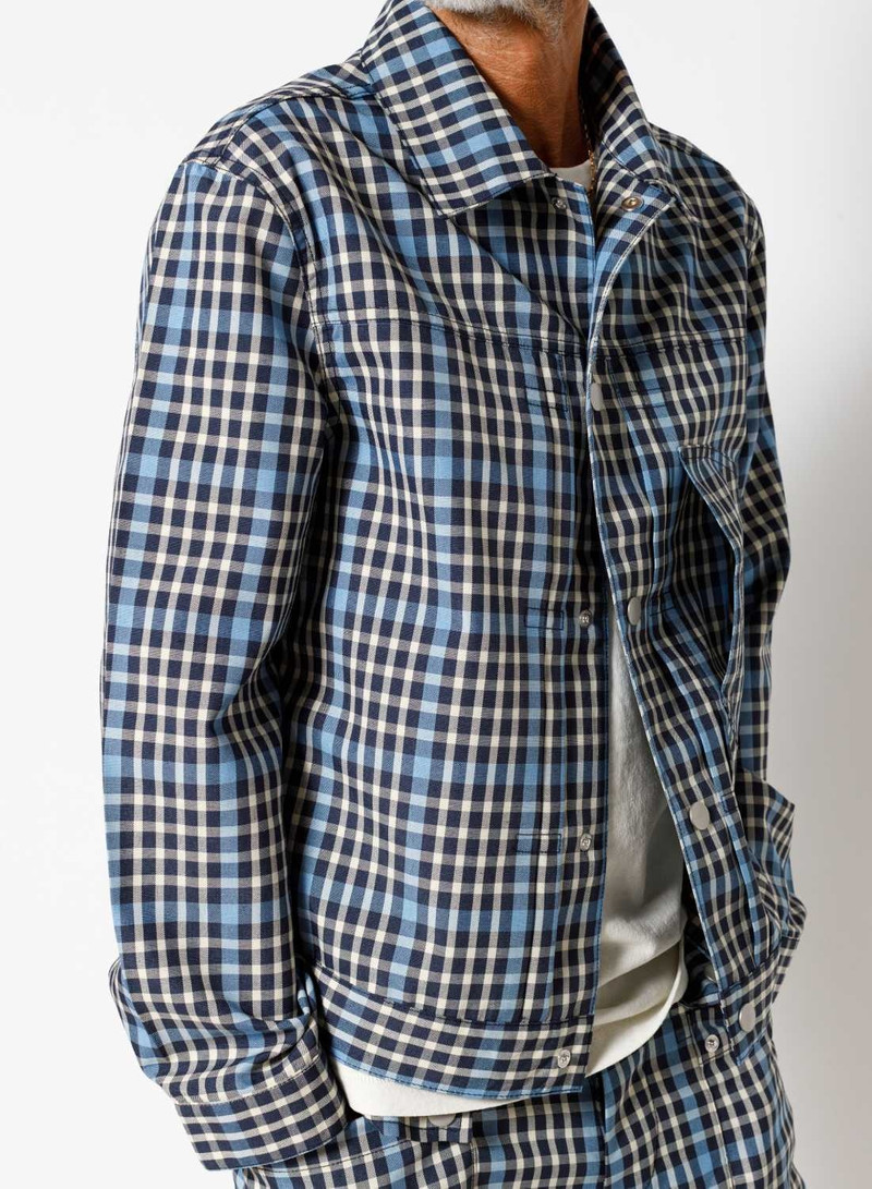 Japanese S Type 1 Jacket in Navy Check 5