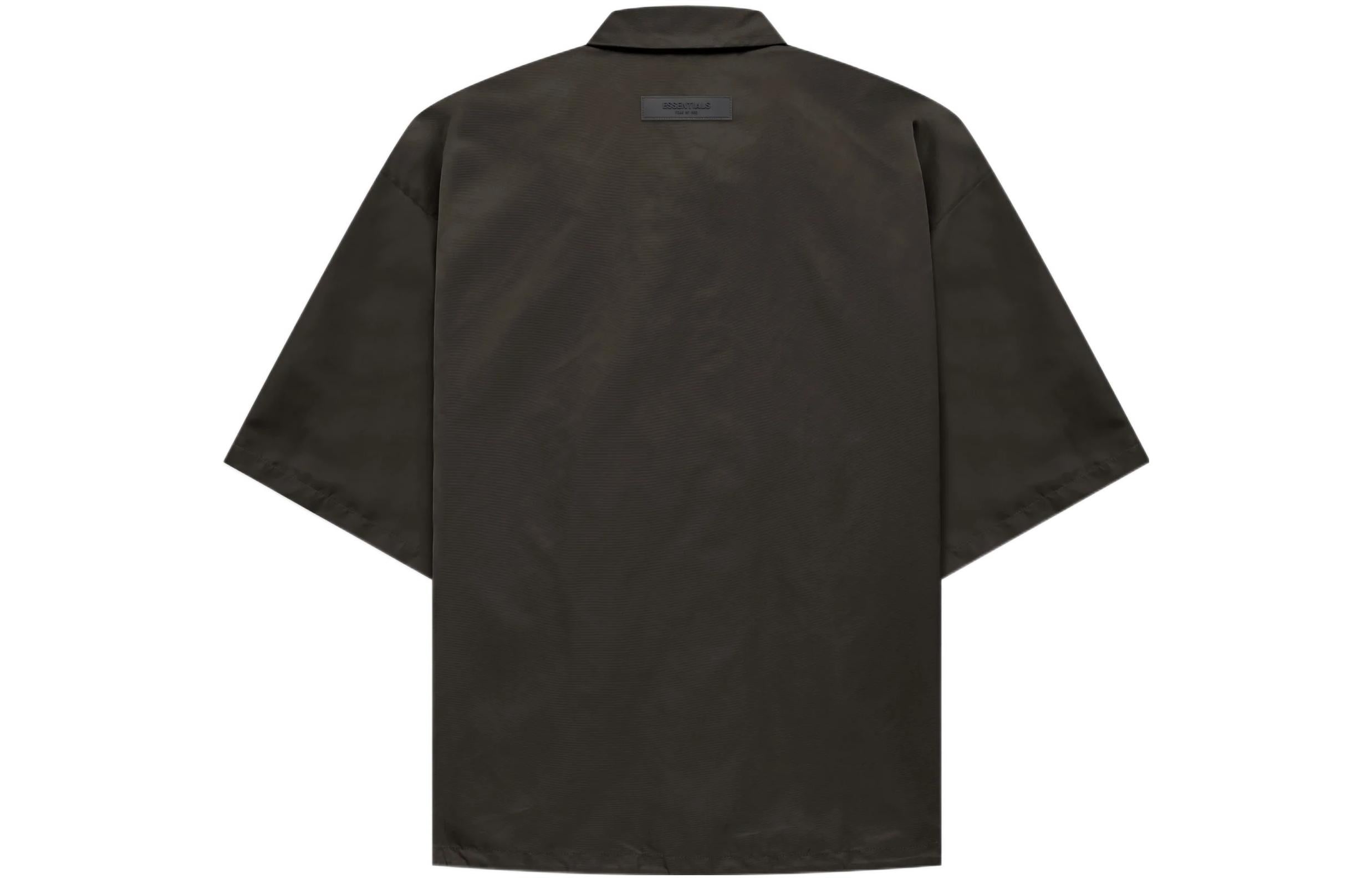 Fear of God Essentials FW22 SS Nylon Shirt 'Off Black' FOG-FW22-626 - 2