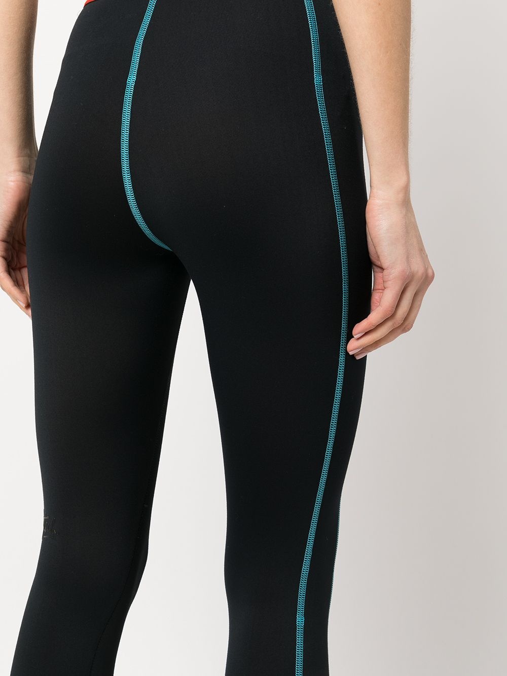 Next To Skin logo-waistband leggings - 5