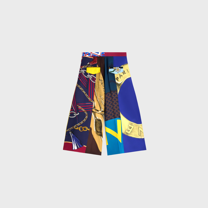 CELINE cropped trousers IN silk twill outlook