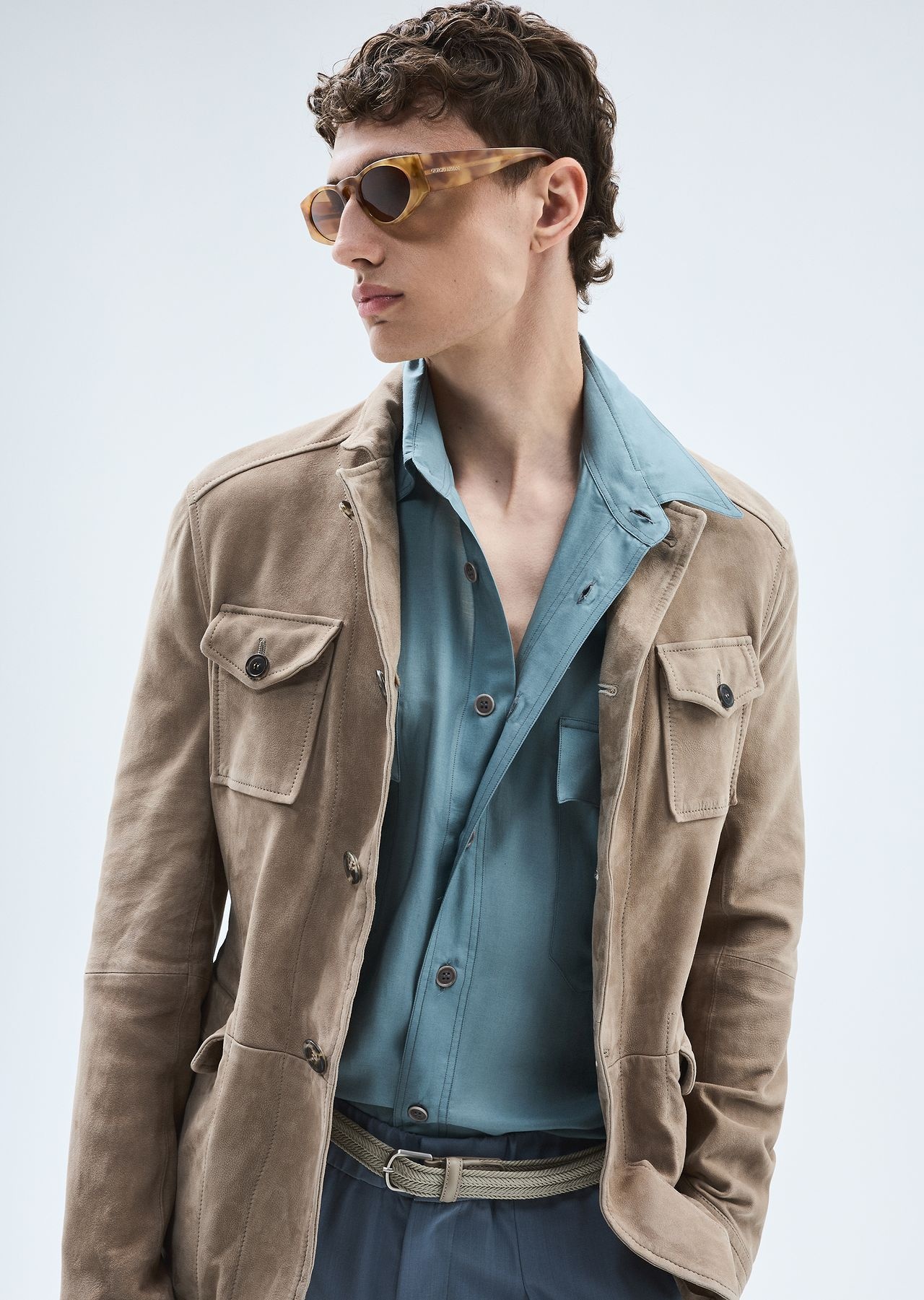 Suede safari jacket - 7