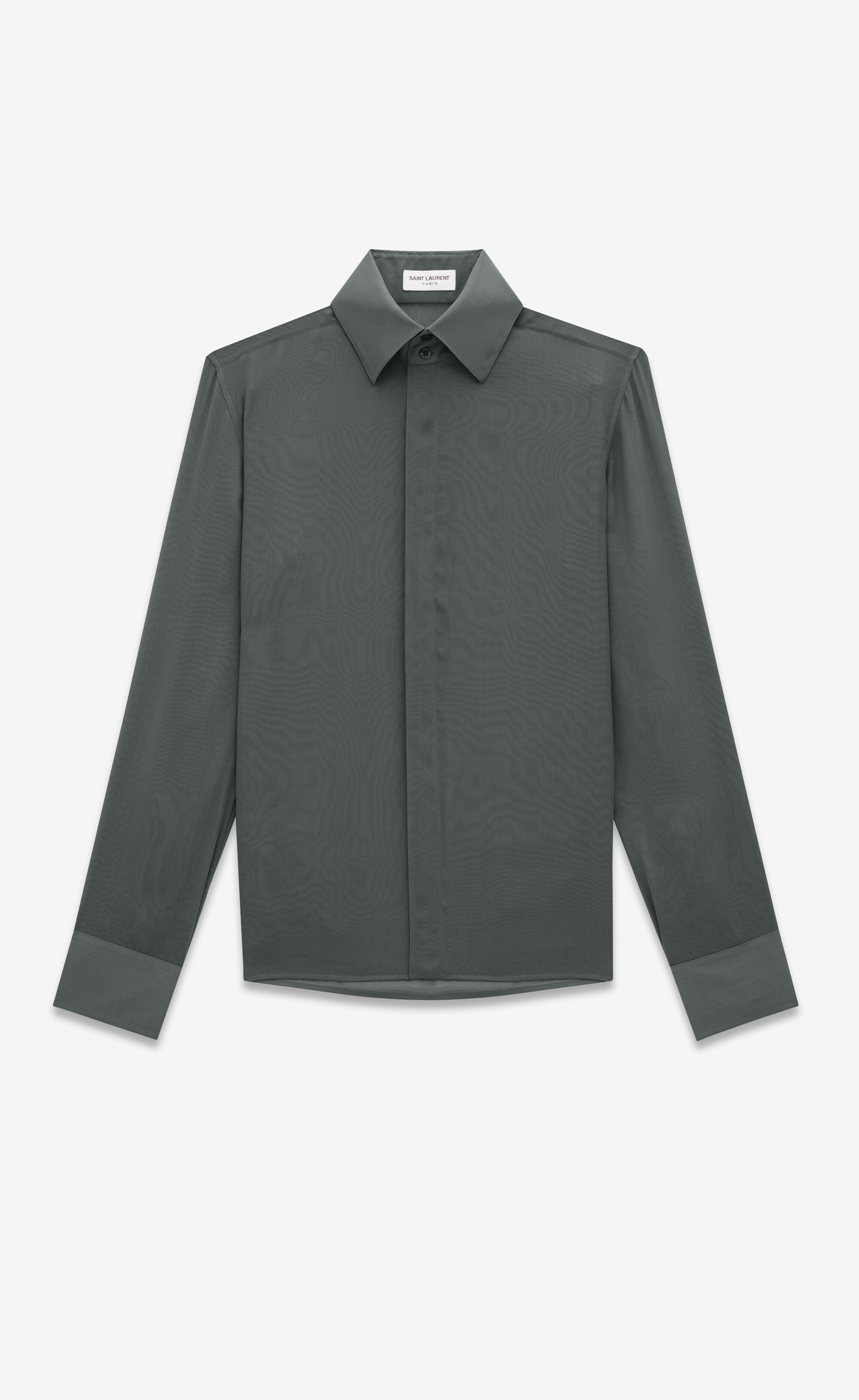 shirt in silk crepe muslin - 1