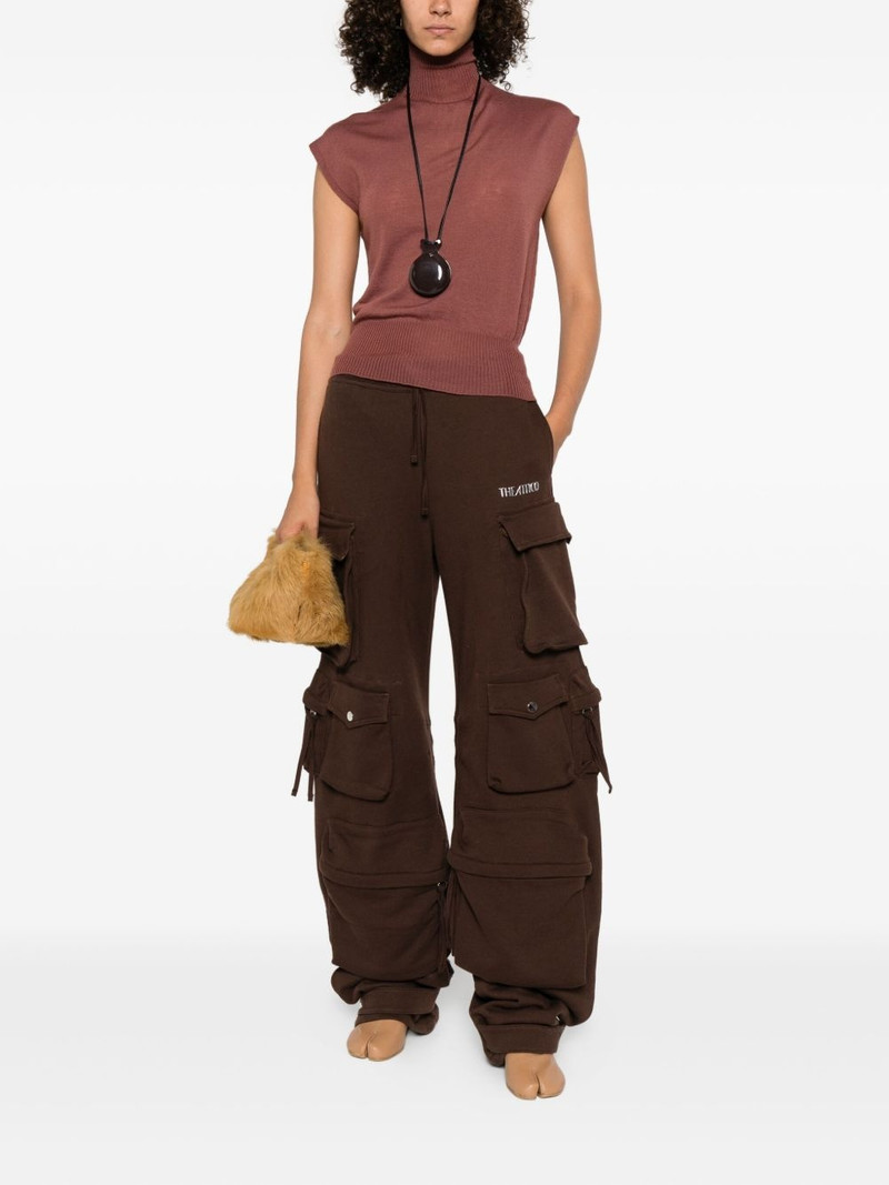 Rick Owens ribbed turtleneck top outlook