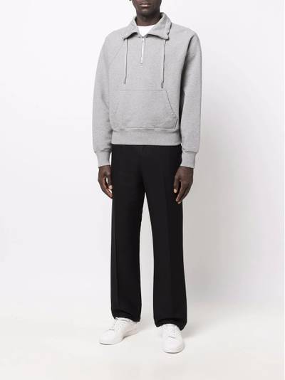 AMI Paris Ami de Coeur half-zip sweatshirt outlook