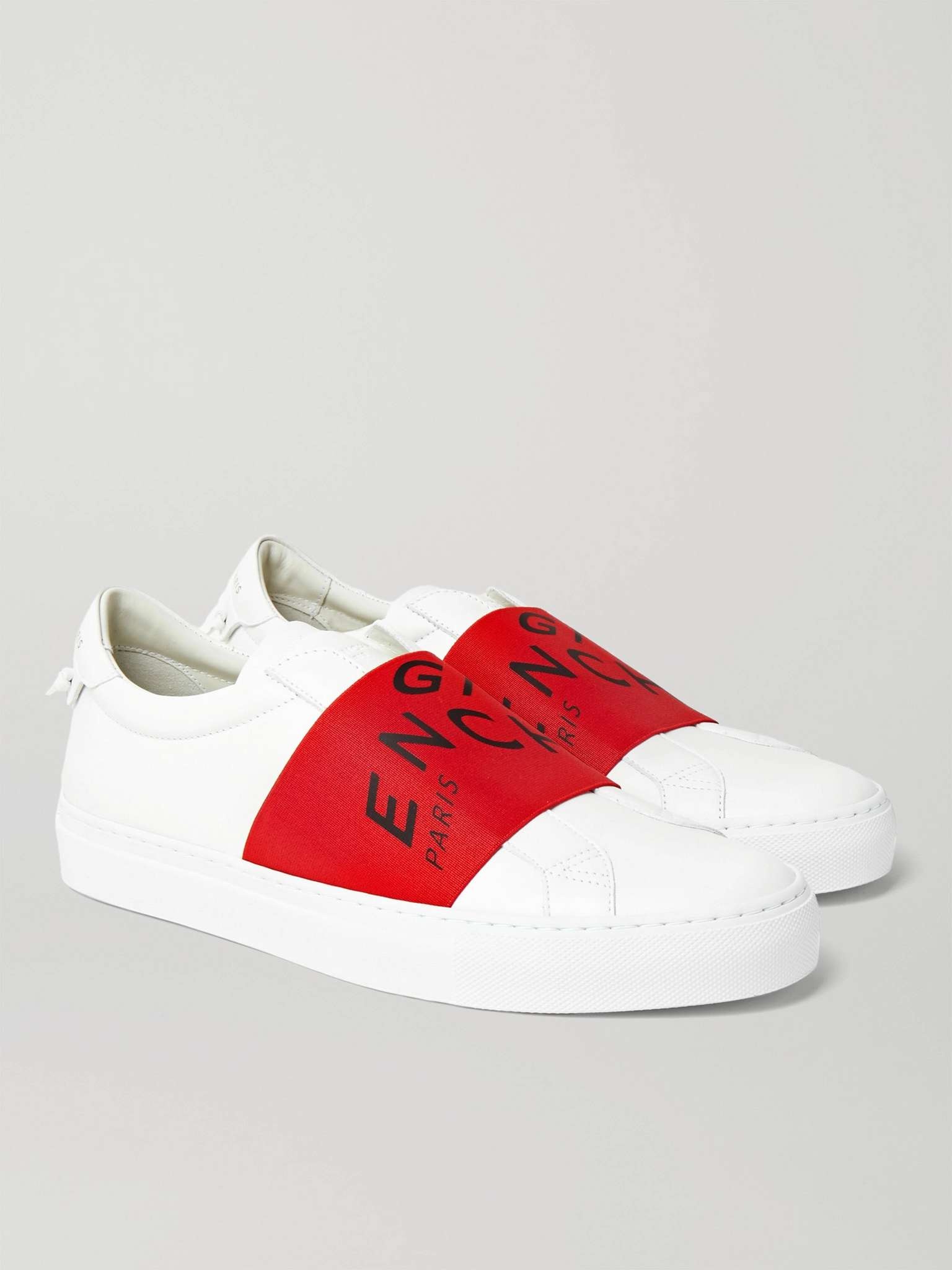 Urban Street Logo-Print Leather Slip-On Sneakers - 4