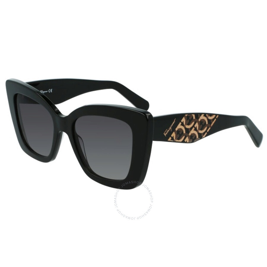 Salvatore Ferragamo Grey Butterfly Ladies Sunglasses SF1023S 001 52 - 1