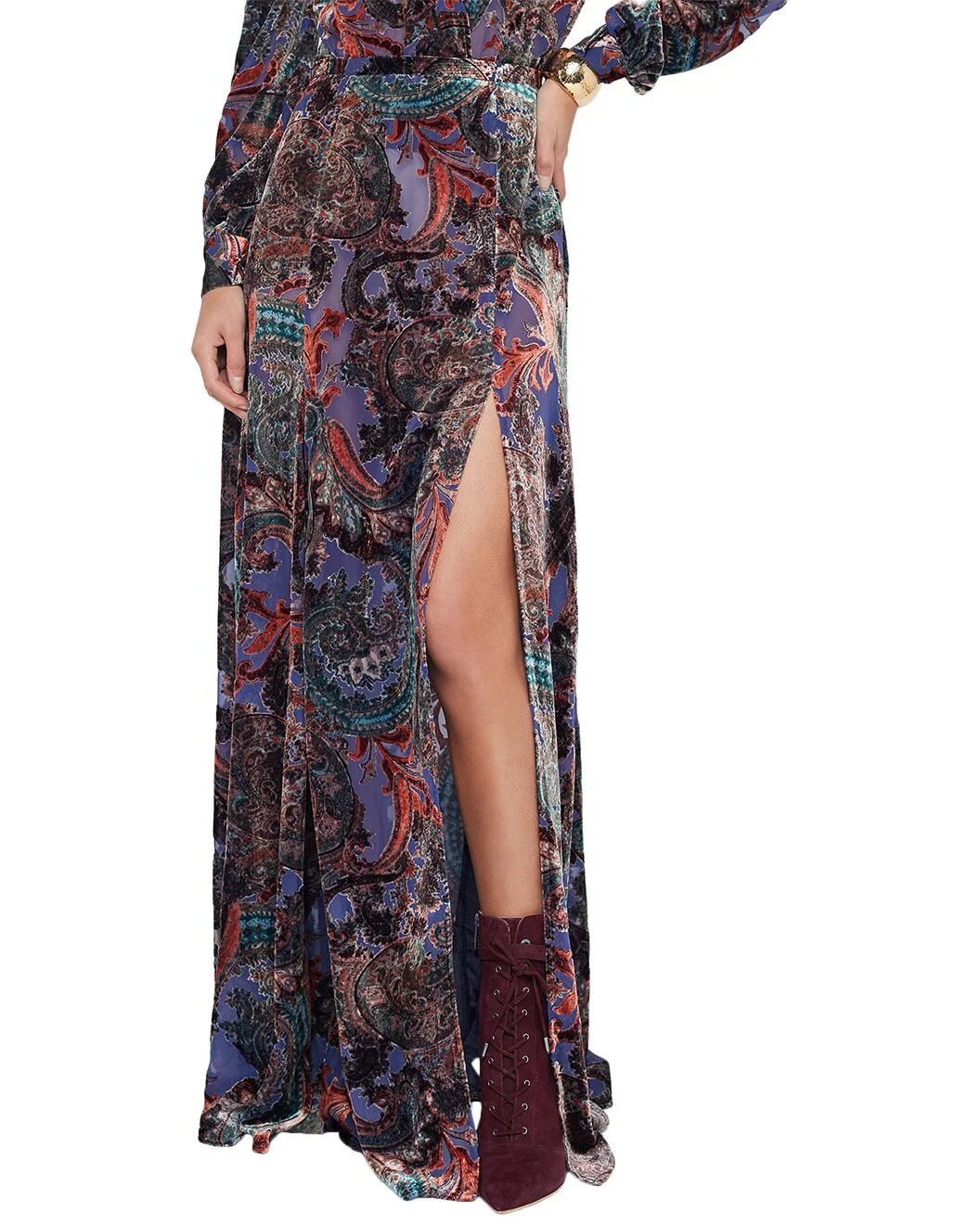 L’AGENCE Luca Full Maxi Skirt - 1