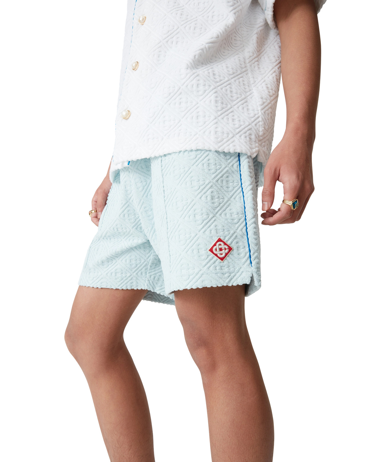 Monogram Towelling Shorts | Casablanca Paris - 5