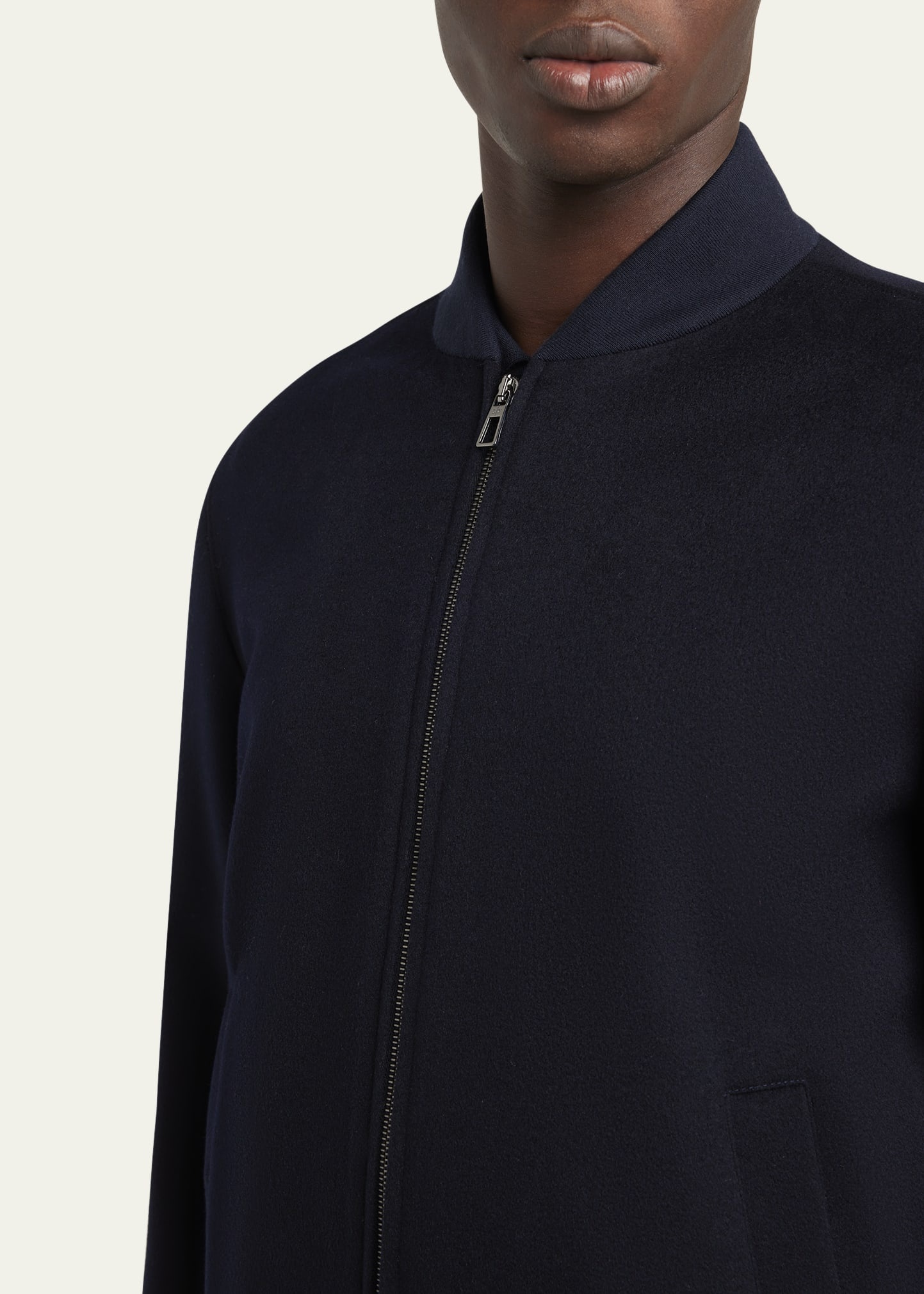 Men's Ivy Cashmere Bomber Jacket - 5